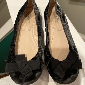 PRADA VELVET FLATS